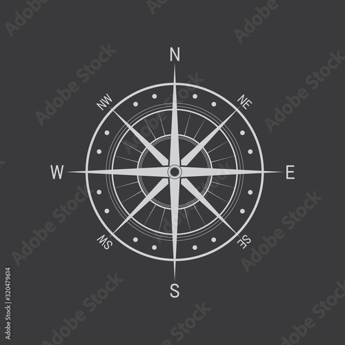 Compass Logo Template vector icon illustration