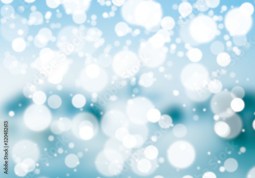 Bokeh lights effect on background concept