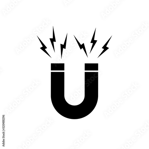 magnet icon isolated for concept design vector