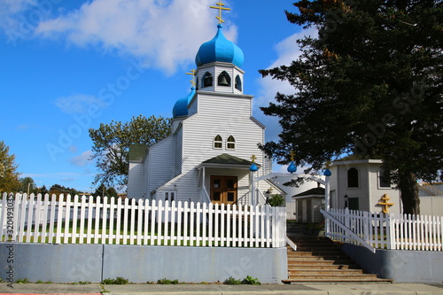 Russisch Orthodoxe Kirche-Kodiak-Alaska photo