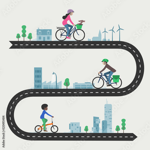 Bicycle commuting - Vélotaf
