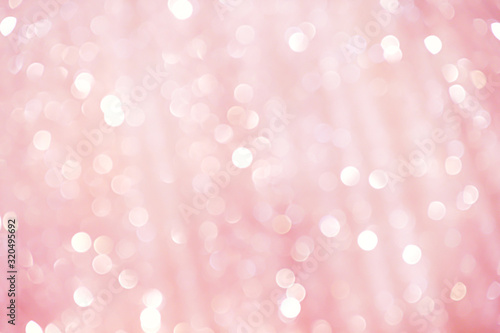 White gray sparkle bokeh glitter abstract on pink background
