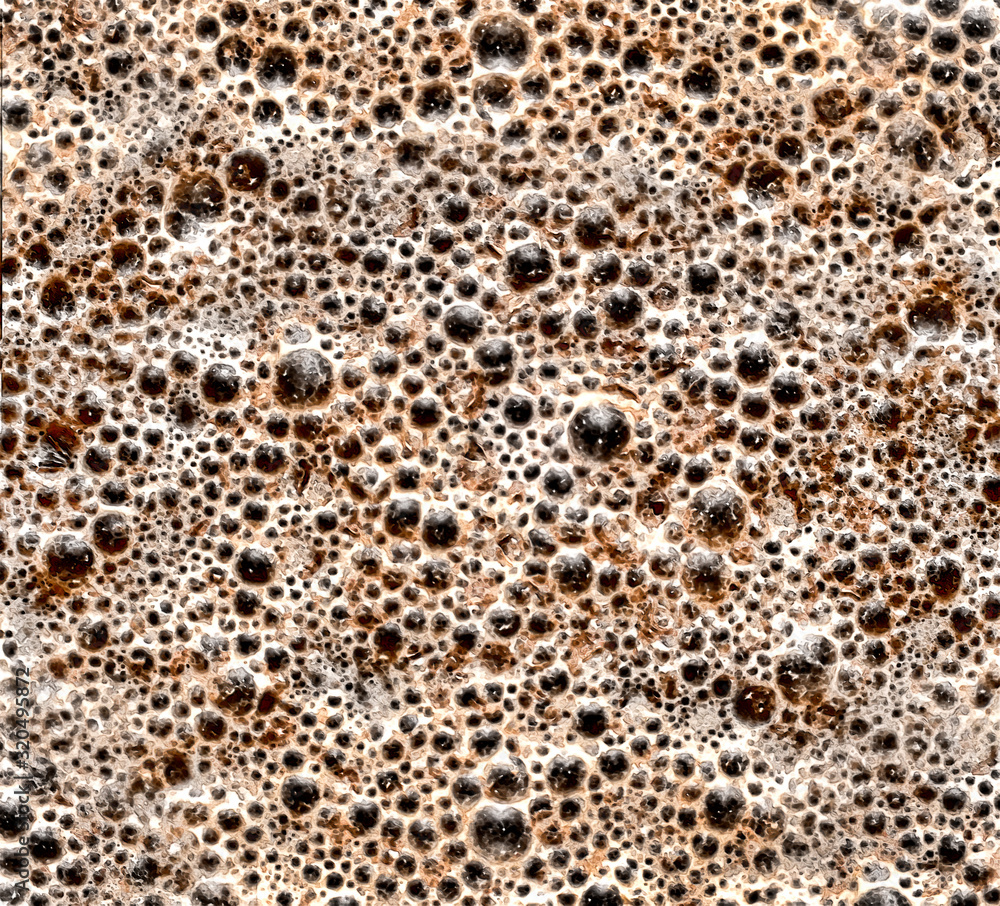 Texture bubble foam Texture bubble foam