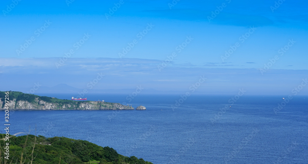 Seascape with views of the Eastern Bosphorus Strait