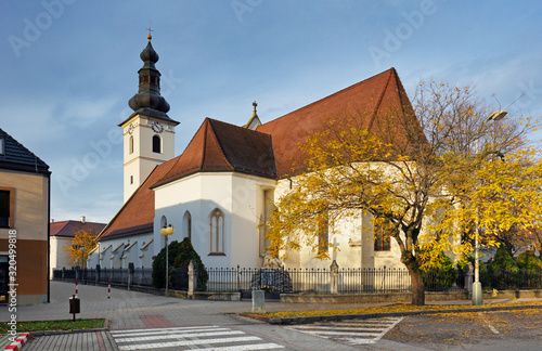 Church in Slovakia city Pezinok