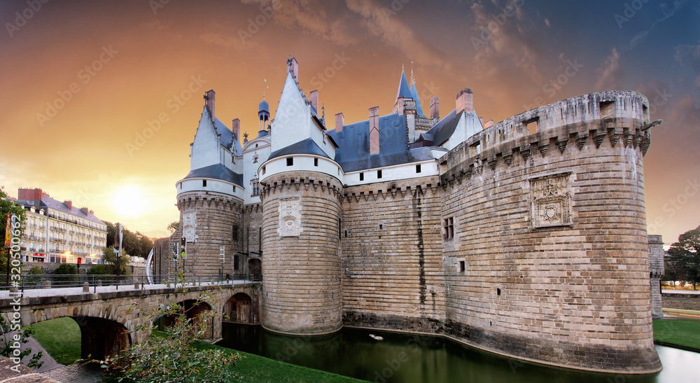 Nantes - Castle of the Dukes of Brittany (Chateau des Ducs de Bretagne), France