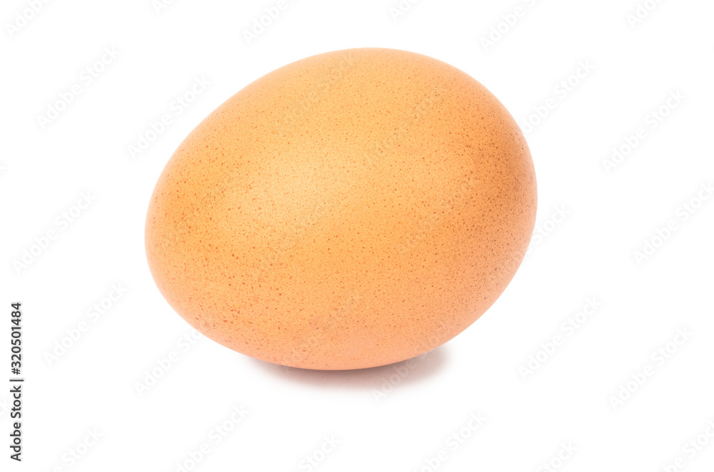 Close up of an egg isolated on white background with clipping path Close up of an egg isolated on white background with clipping path