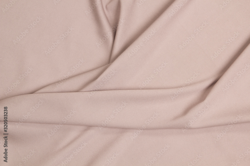 Fabric jeans fold top view. Pink textile Fabric jeans fold top view. Pink textile