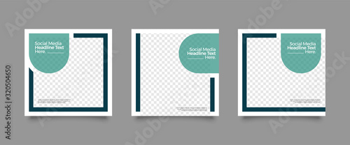 Modern promotion square web banner for social media mobile post template. Elegant sale and discount promo backgrounds for digital marketing