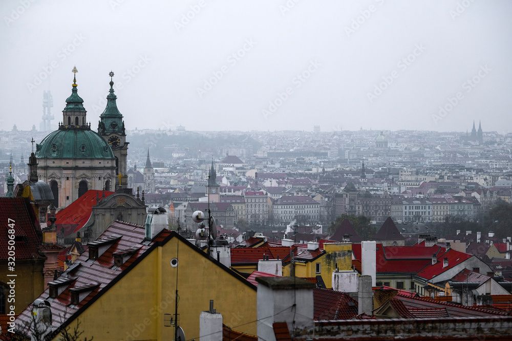 Obraz premium the image of rooftop landscape