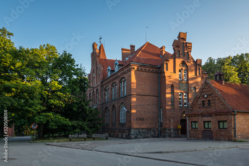 Fototapeta Naklejka Na Ścianę i Meble -  Old building in Olecko, Masuria, Poland