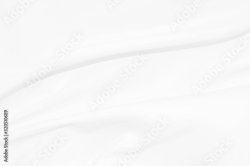 White cloth background With soft waves,abstract