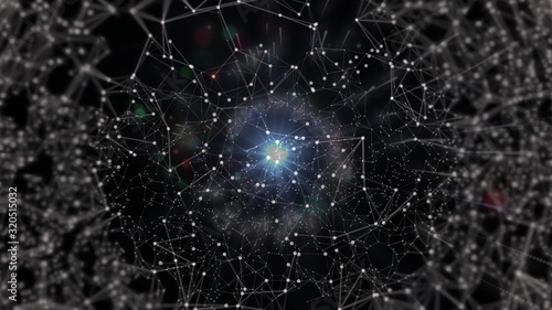 Fly through the Tunnel Abstract Animation