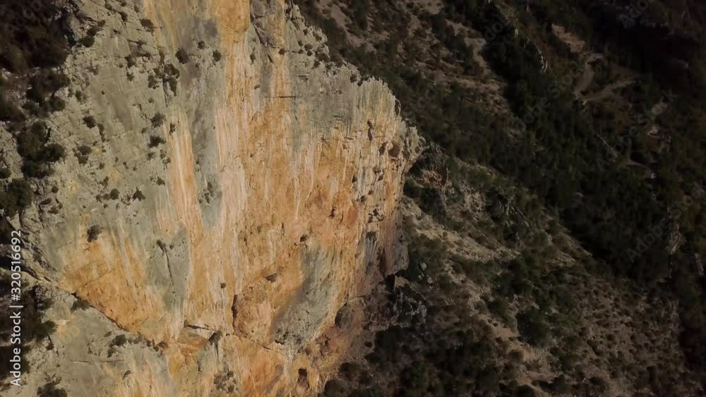 Stunning mountains covered in grass and bushes, massive cliff, Turkey, 4k Stunning mountains covered in grass and bushes, massive cliff, Turkey, 4k