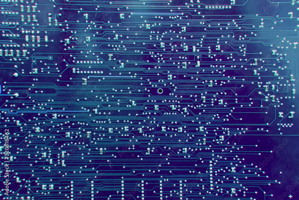 Background blue printed circuit board is a plate made of dielectric. On the surface of which the electrically conductive paths of the electronic circuit are formed. Background blue printed circuit board is a plate made of dielectric. On the surface of which the electrically conductive paths of the electronic circuit are formed.