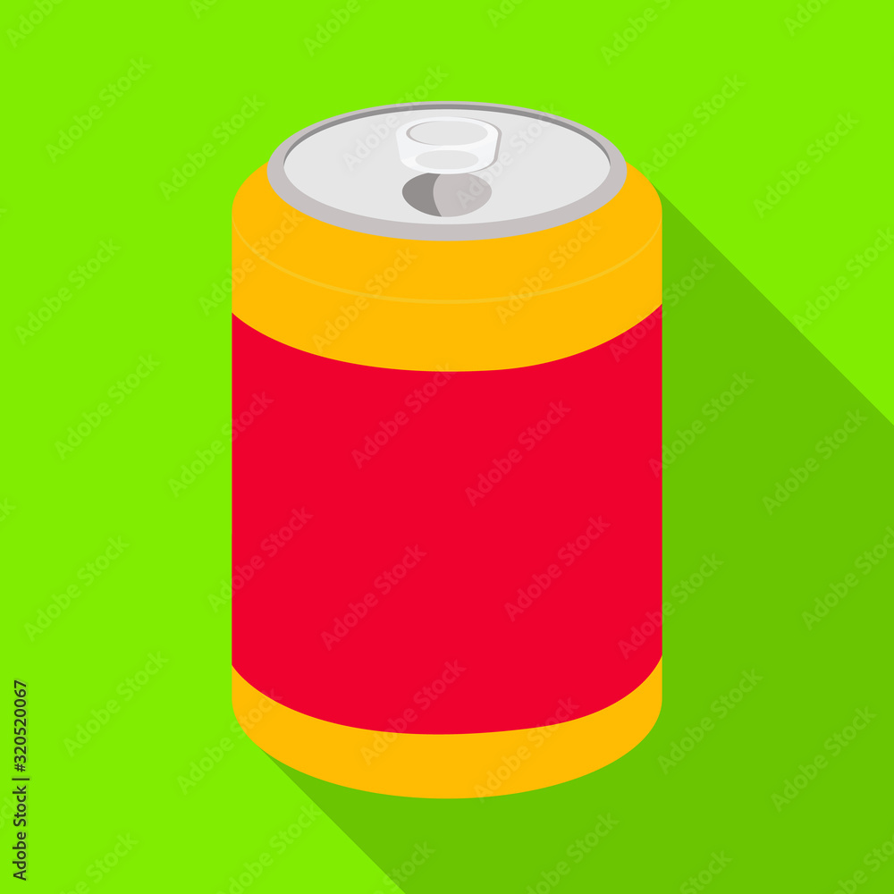 Fototapeta premium Vector design of bottle and soda icon. Set of bottle and carbonated vector icon for stock.