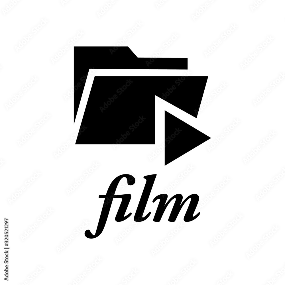 film icon vector - illustration film icon vector - illustration