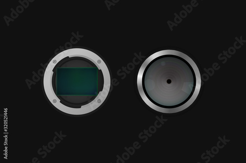 Image sensor and photo lens.