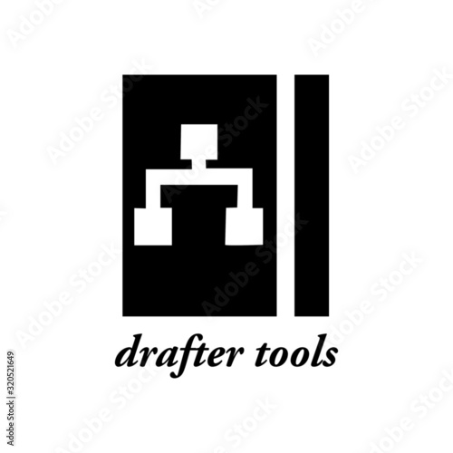 drafter icon vector - illustration