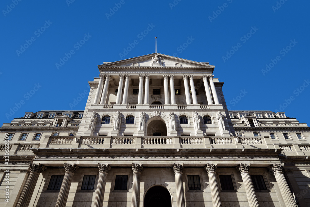 The Bank of England Exterior, Threadneedle Street, London, England, United Kingdom