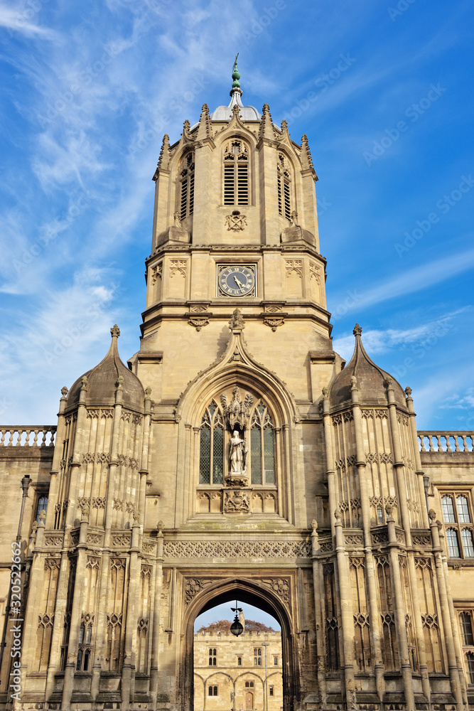 Tom Tower, Christ Church College, Oxford, England, United Kingdom