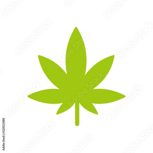 Marijuana vector icon illustration sign