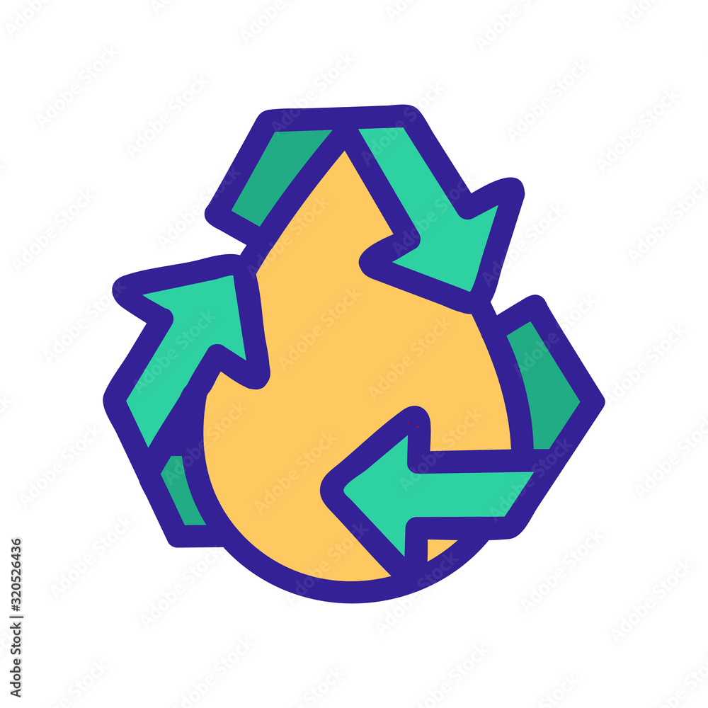 Water purification icon vector. A thin line sign. Isolated contour symbol illustration Water purification icon vector. A thin line sign. Isolated contour symbol illustration