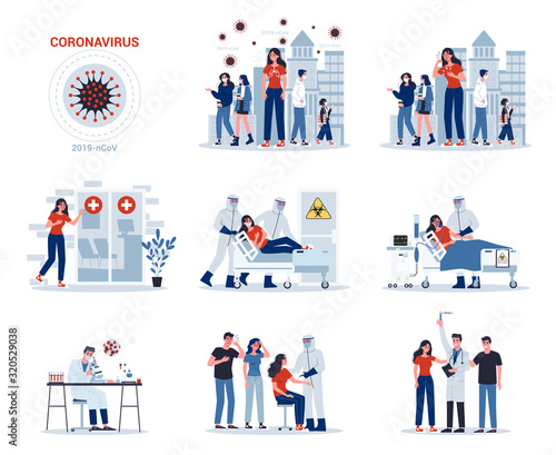 2019-nCoV symptoms and spreading and treatmen. Coronovirus