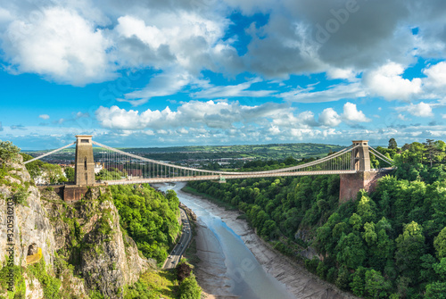 Clifton Suspension Bridge which spans the Avon gorge