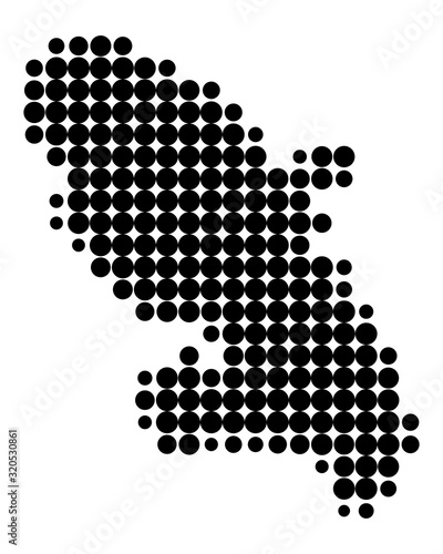 Karte von Martinique