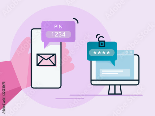 Verification code message