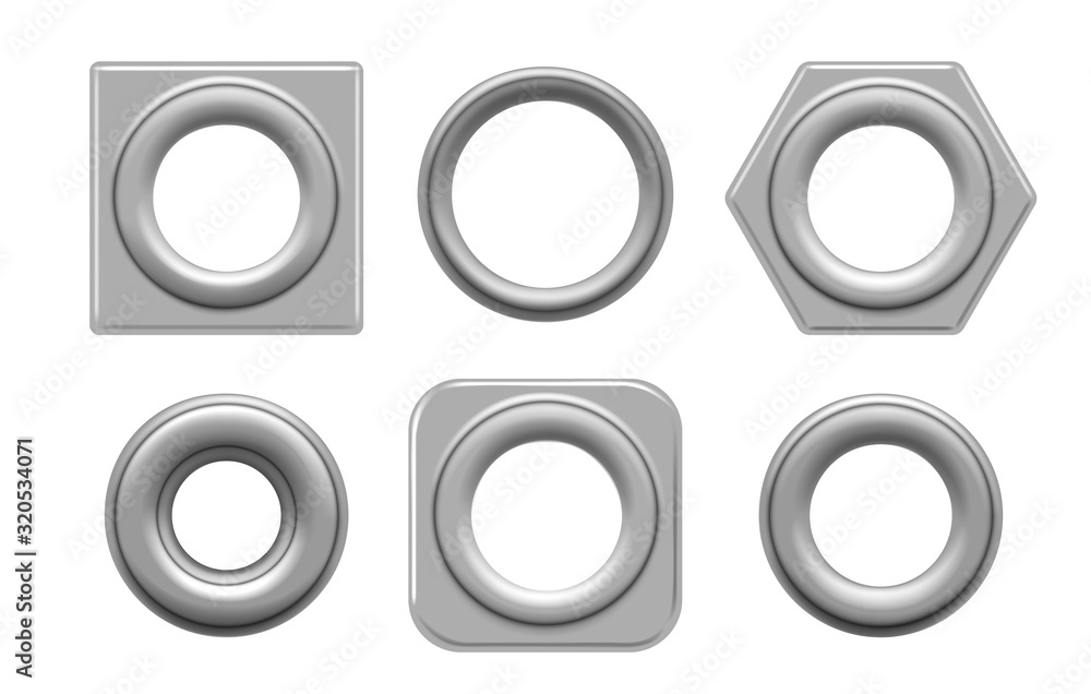Eyelets and grommets Eyelets and grommets