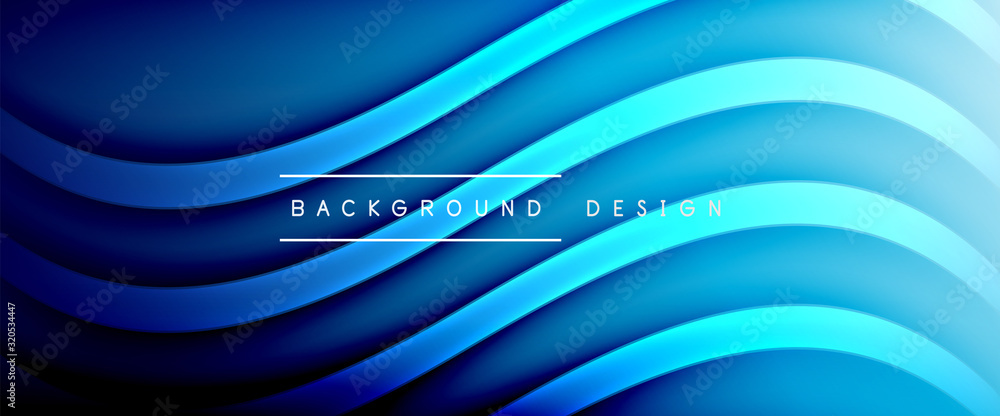 Dynamic trendy fluid color gradient abstract background with flowing ...