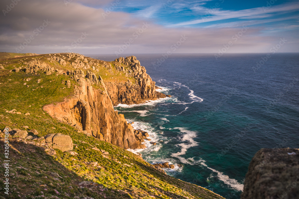 Zawn Trevilley and Carn Boel at Lands End Zawn Trevilley and Carn Boel at Lands End