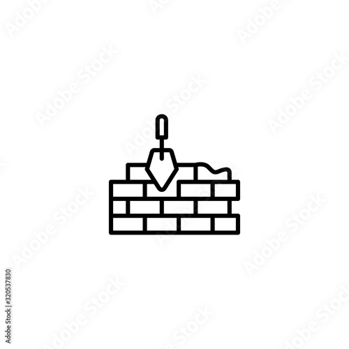 construction, builder icon vector illustration