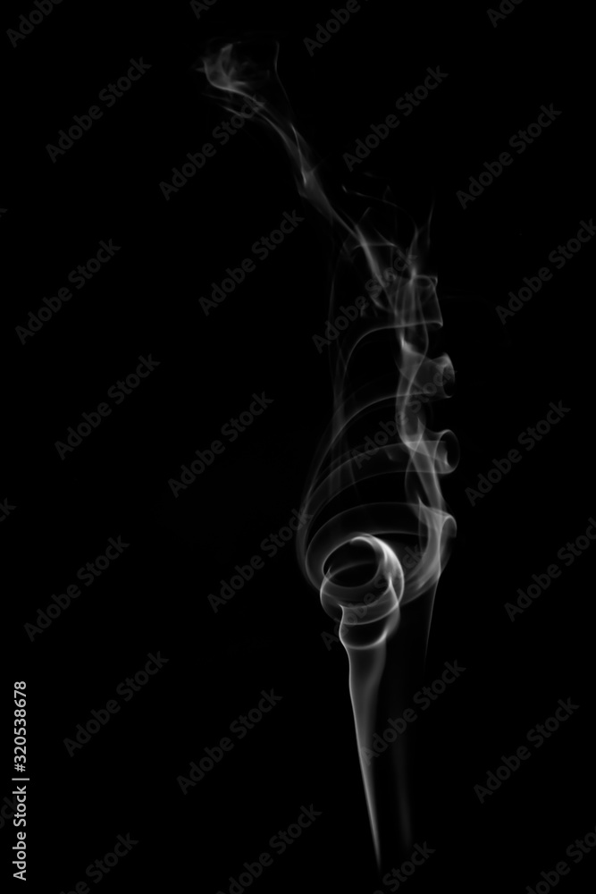 Abstract white smoke on black background. smoke on black background Abstract white smoke on black background. smoke on black background