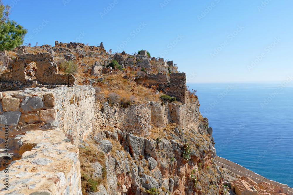 Panoramic view from Monemvasia fortress
