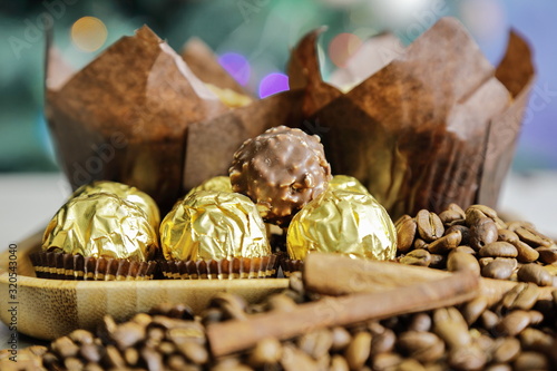 delicious sweets on the table