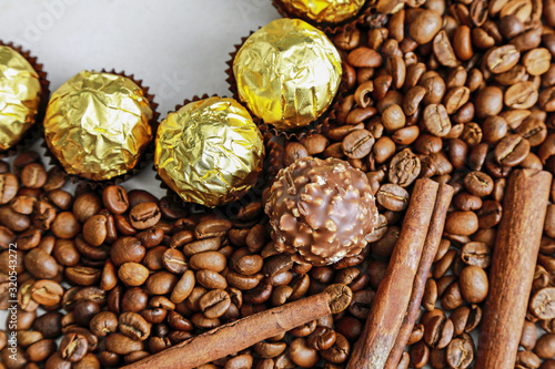 delicious sweets on the table