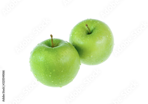 green apple isolated