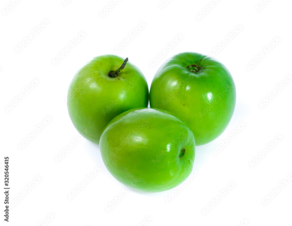 Jujube isolated on white background Jujube isolated on white background
