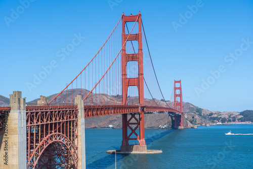 Beautiful Golden Gate bridge in San Francisco