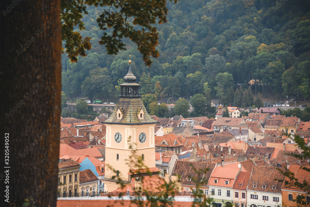 Obraz premium clock tower in old city