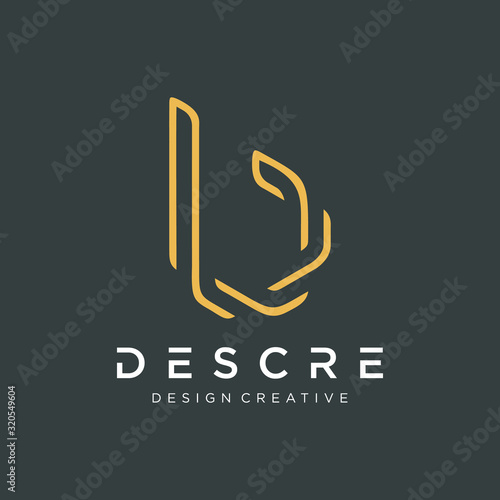 Abstract Letter B BB logo design With overlapping lines symbol. Modern logo with Building For Construction Company. Vector design template elements for your application or corporate identity.- vector
