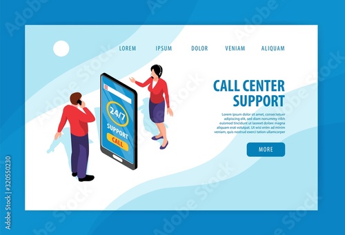 Call Center Concept Banner 