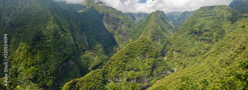 Valley of Takamaka at island La Reunion