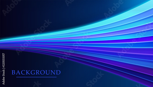 Abstract background with Glowing lines neon lights. and Design with the light blue wave of neon. and graphic design element for invitation.and backdrop.