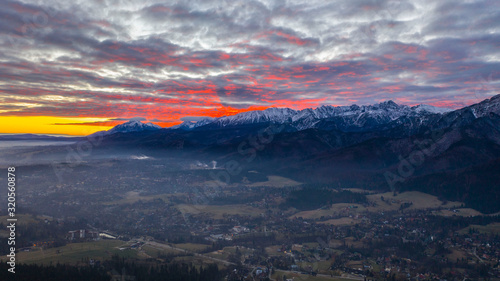 Obraz na płótnie zakopane w salonie
