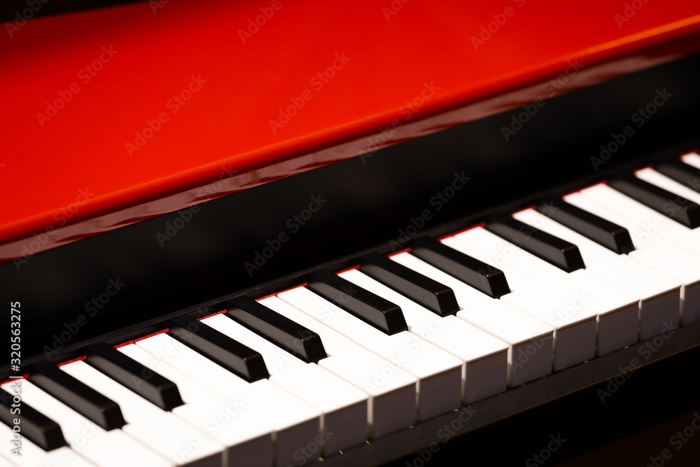 red grand piano, music background red grand piano, music background