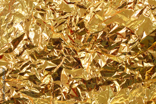 golden tinfoil texture